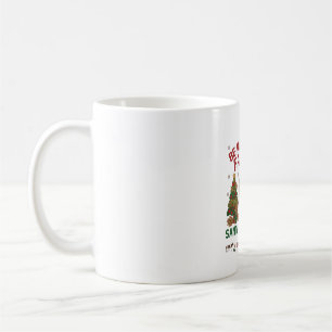 Taza De Café Sé Amable Granjero Santa Navidad Animales de Granj