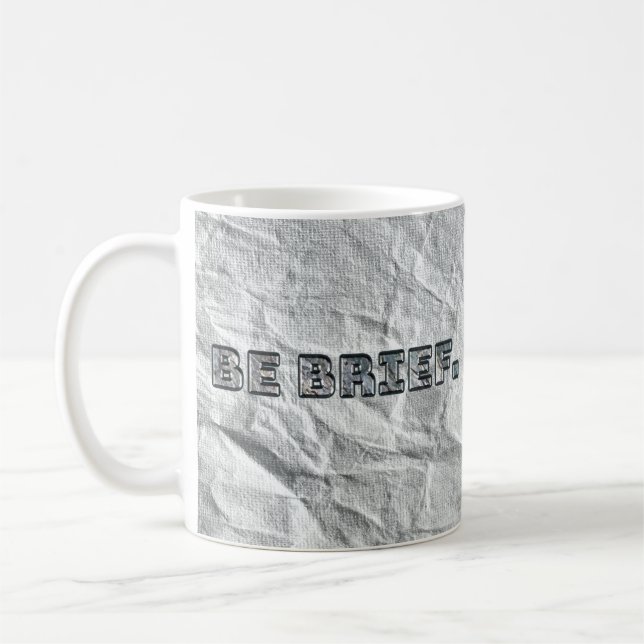 Taza De Café Sé Breve. (Izquierda)