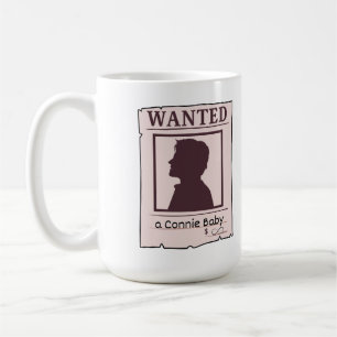 Taza De Café Se busca: un diseño de póster de Connie Bby Popu