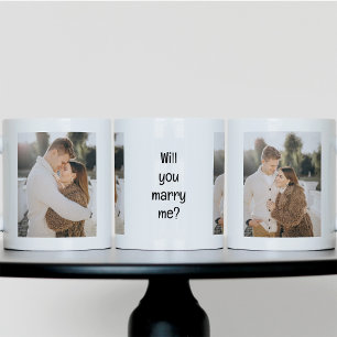 Taza De Café ¿Se Casará Con Mi Propuesta De Foto?