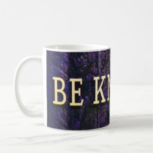 Taza De Café Sé Conocido. Azul morado Inspirador motivacional