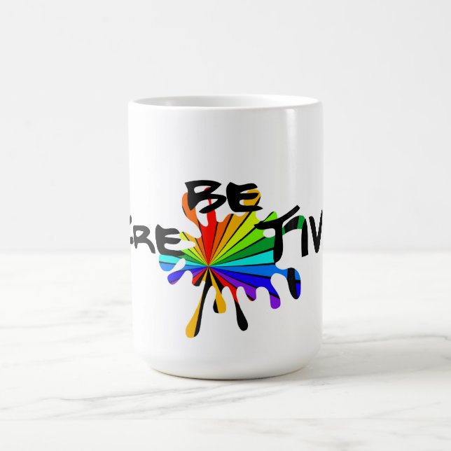Taza De Café Sé Creativo (Centro)
