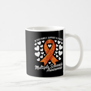 Taza De Café Se da apoyo a la guerrera de esclerosis múltiple A