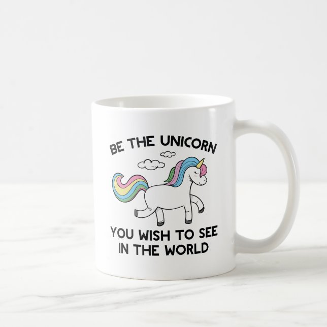 Taza De Café Sé El Unicornio (Derecha)