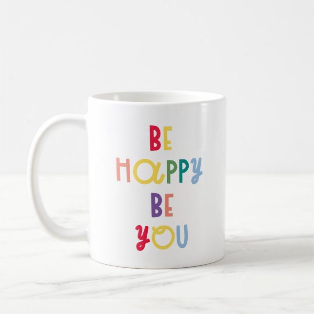 Taza De Café Sé Feliz (Izquierda)