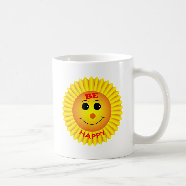 Taza De Café Sé Feliz (Derecha)