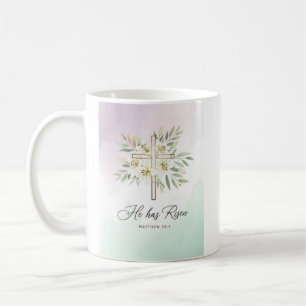 Taza De Café "Se ha levantado" Mug cristiana de Pascua