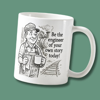 Taza De Café Sé ingeniero de tu propia historia como conductor