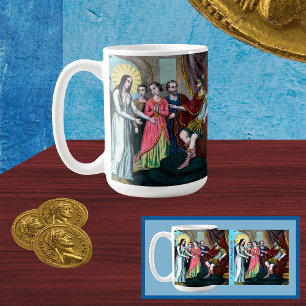 Taza De Café Se juzga a Santa Filomena ante el emperador Diocle
