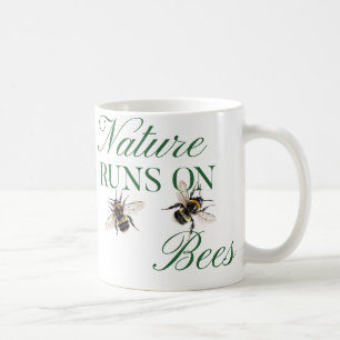 Taza De Café Sé la abeja melífera vintage para defensores de la