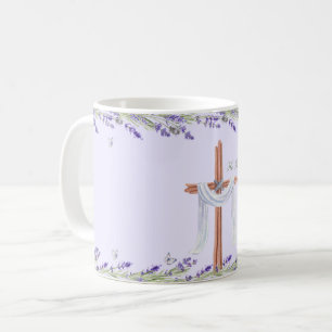Taza De Café Se Levanta La Pascua Cristiana Personalizada
