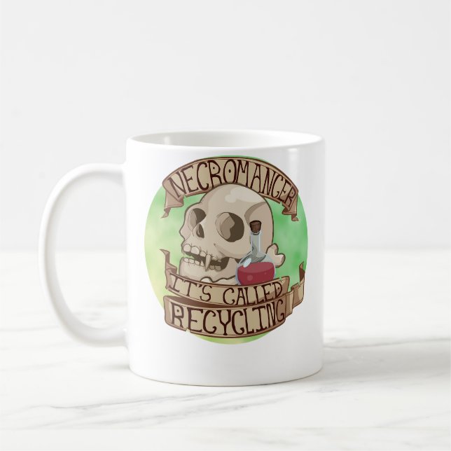 Taza De Café Se Llama Reciclaje (Izquierda)