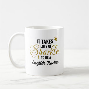 Taza De Café Se necesita mucha charla para ser profesor de ingl