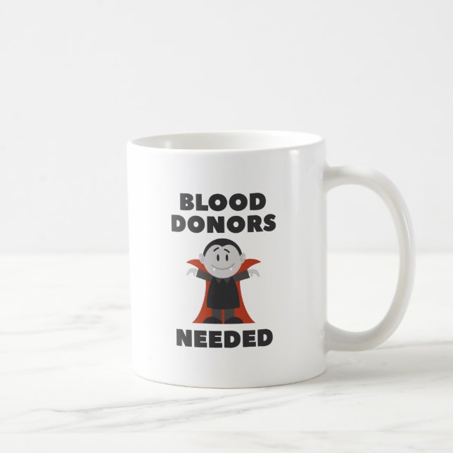 Taza De Café Se necesitan donantes de sangre (Derecha)