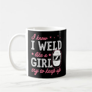 Taza De Café Sé Que Me Gusto De Tratar De Seguir Soldando