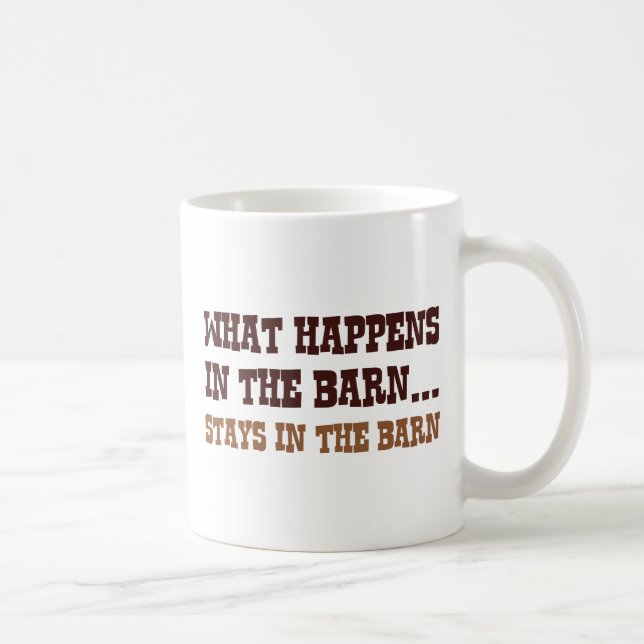 Taza De Café Se Queda En El Granero (Derecha)