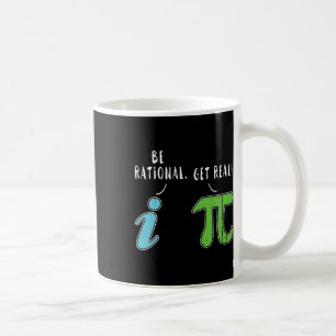 Taza De Café Sé Real Sé Racional Chiste Divertido De Matemática