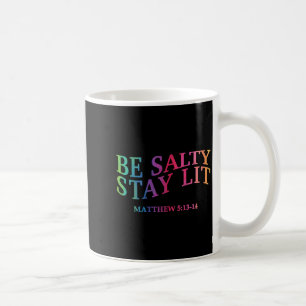 Taza De Café Sé salado, quédate ceniza, Jesús, Dios mío, hombre