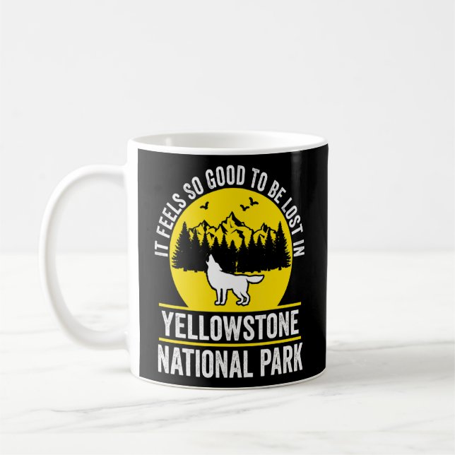 Taza De Café Se siente Parque Yellowstone Parque Yellowstone (Izquierda)