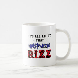 Taza De Café Se trata de ese Rizz no dicho, jerga roja azul