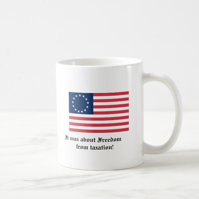 Taza De Café Se trataba de la libertad de tributación (Derecha)