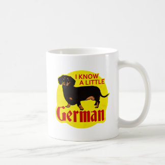 Taza De Café Sé un poco alemán