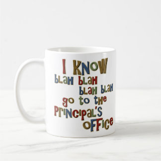 Taza De Café Sé voy a la oficina de los principales