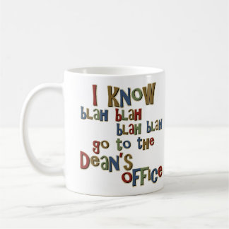 Taza De Café Sé voy a los decanos Office