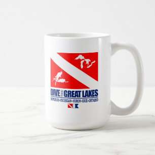 Taza De Café Se zambullen los Great Lakes