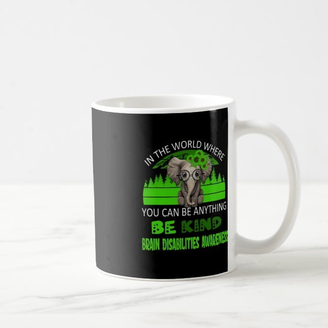 Taza De Café Sea amable con los discapacitados cerebrales Conci (Derecha)