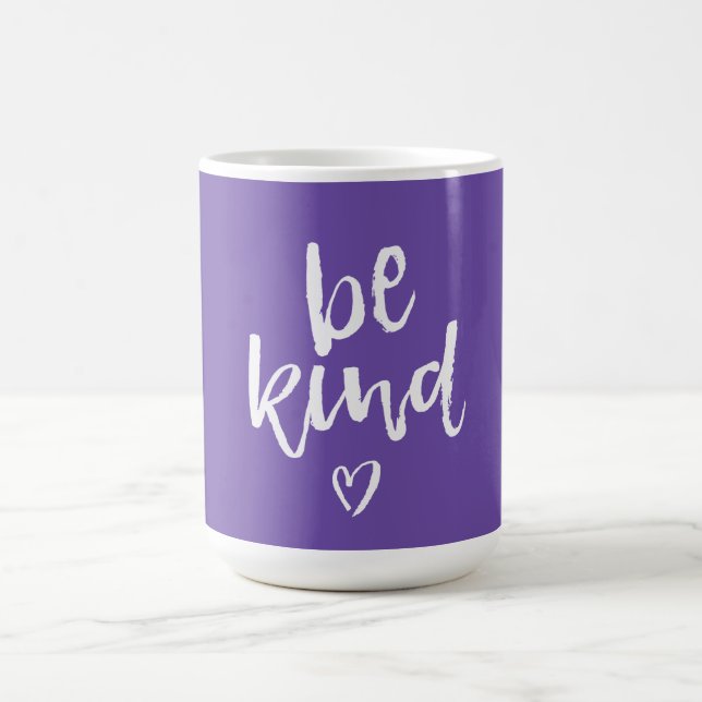 Taza De Café Sea amable corazón (Centro)