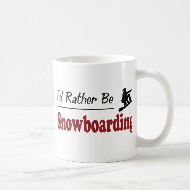 Taza De Café Sea bastante snowboard (Derecha)