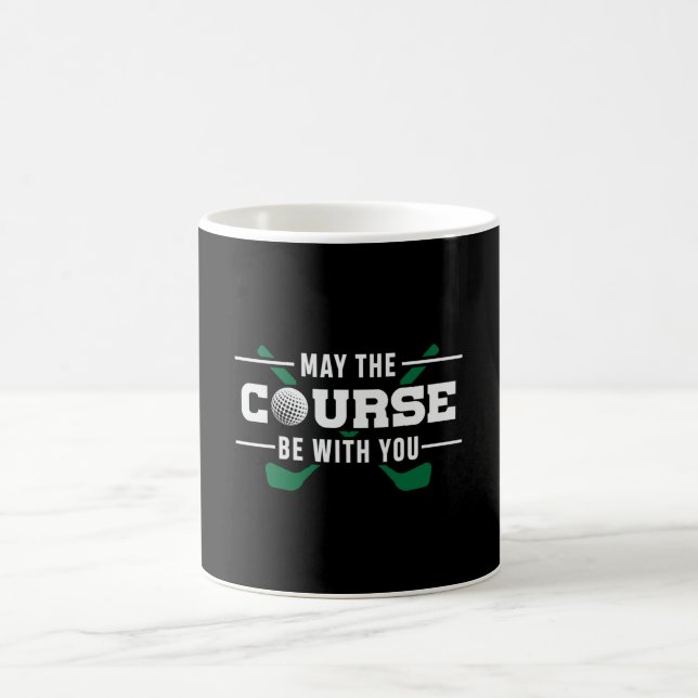 Taza De Café Sea Con Usted Golf Golfer Golfing Funny (Centro)