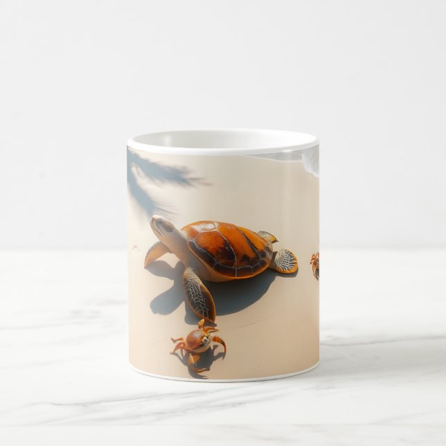 Taza De Café Sea  Crabs on Tropical Beach – Serene Ocea (Centro)