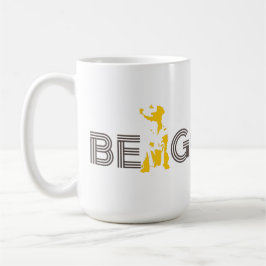 Taza De Café Sea de oro (el golden retriever)