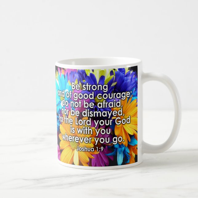 Taza De Café Sea escritura fuerte de la biblia (Derecha)