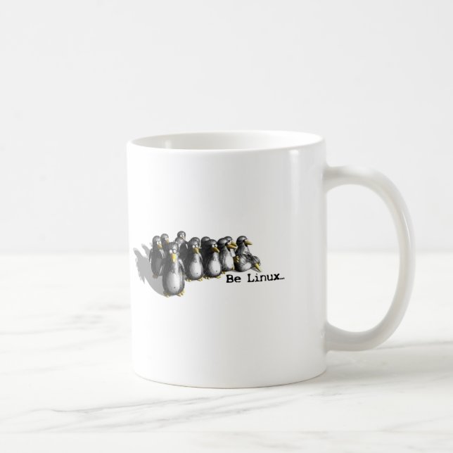 Taza De Café Sea Linux (Derecha)