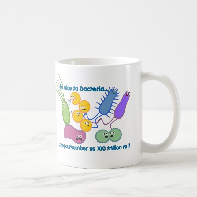 Taza De Café Sea Niza a las bacterias (Derecha)