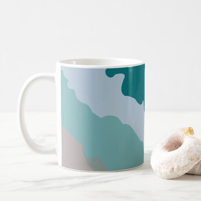 Taza De Café Sea Ocean Beach House (Con donut)