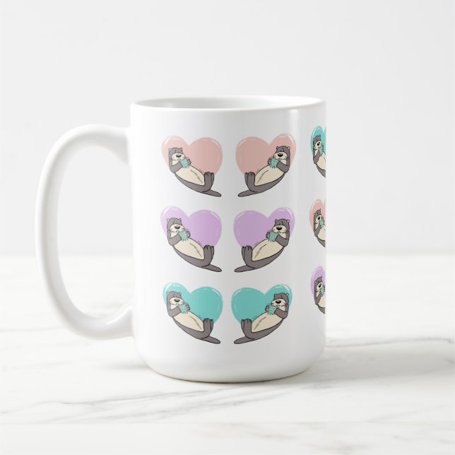 Taza De Café Sea Otter Coffee Mug (Izquierda)