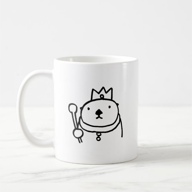 Taza De Café Sea Otter King & Queen (Izquierda)