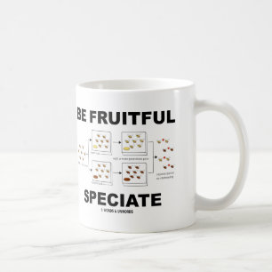 Taza De Café Sea Speciate fructuoso (el humor de la evolución)
