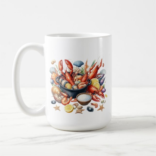Taza De Café Seafood Mug (Izquierda)