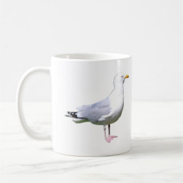 Taza De Café Seagull Standing Añadir Text Mug