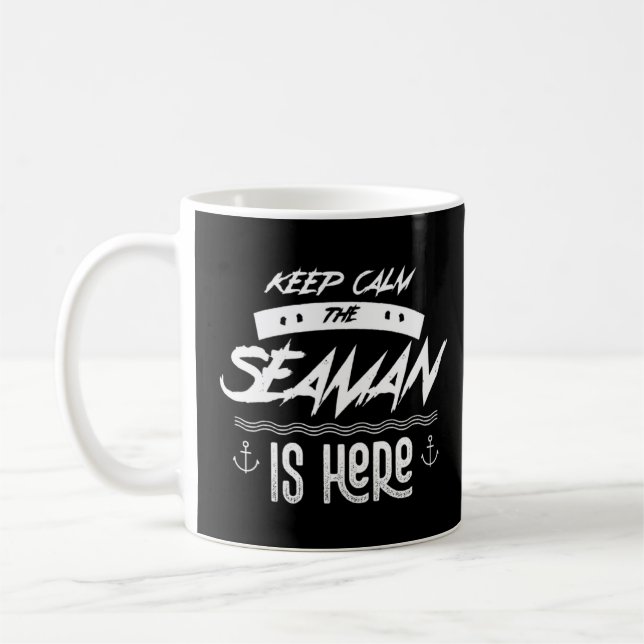 Taza De Café Seaman Navigator Seafarer Sailor Mariner (Izquierda)