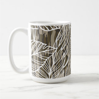 Taza De Café Seamless Botanical Bottom Lands Camo
