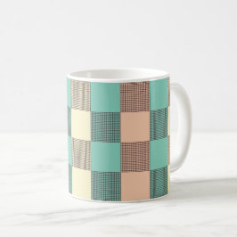 Taza De Café Seamless plaid pattern