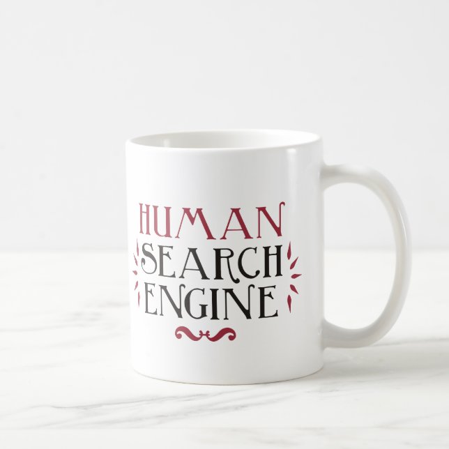 Taza De Café Search Engine humano (Derecha)