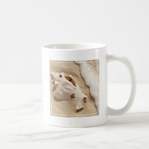 Taza De Café Seashell en la isla caribeña magnífica del turco