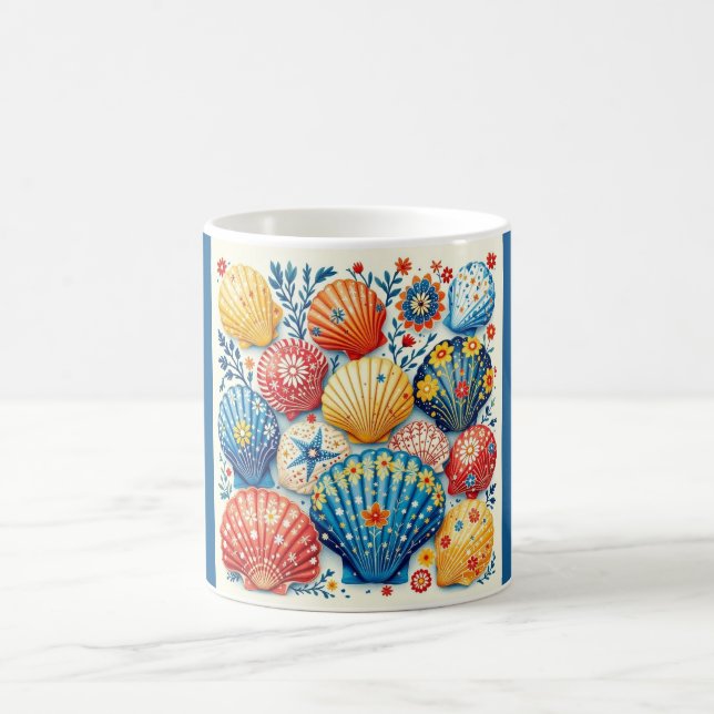 Taza De Café Seashell Mug (Centro)